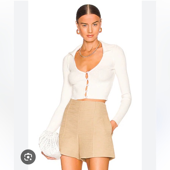 EUC Small Clarissa Deep V Top in Ivory
ALL THE WAYS - Picture 1 of 2